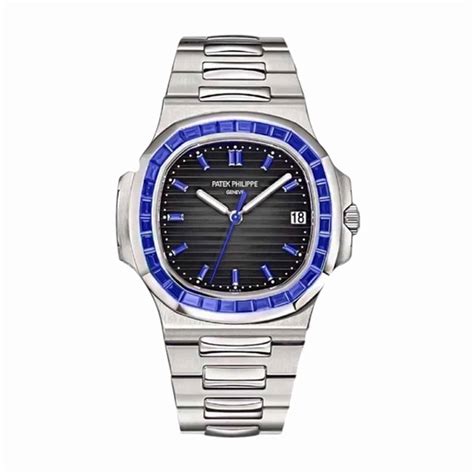 patek philippe sapphire bezel|Patek Philippe Nautilus 5711/111P.